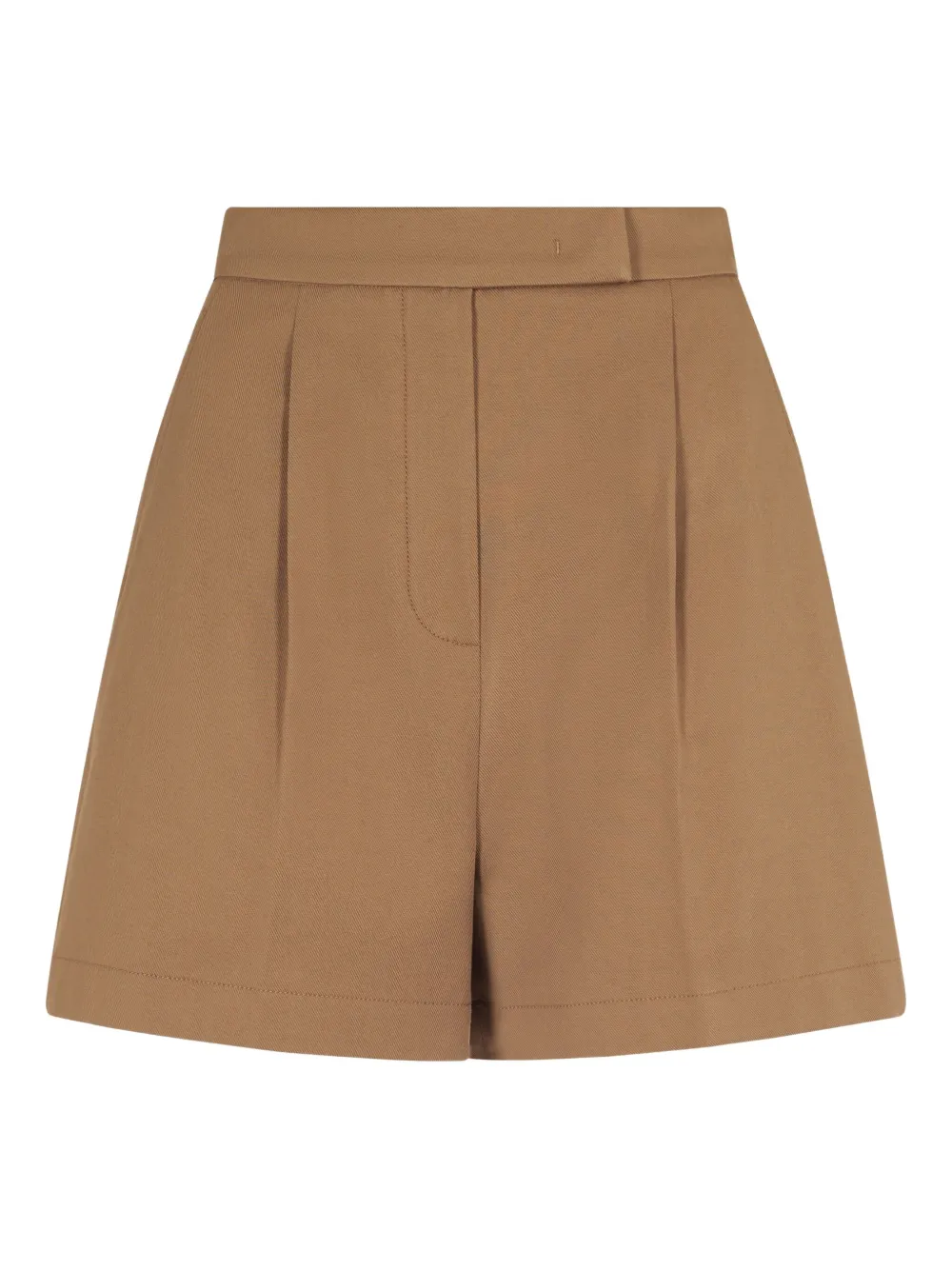 

Шорты строгого кроя со складками MAX MARA, коричневый