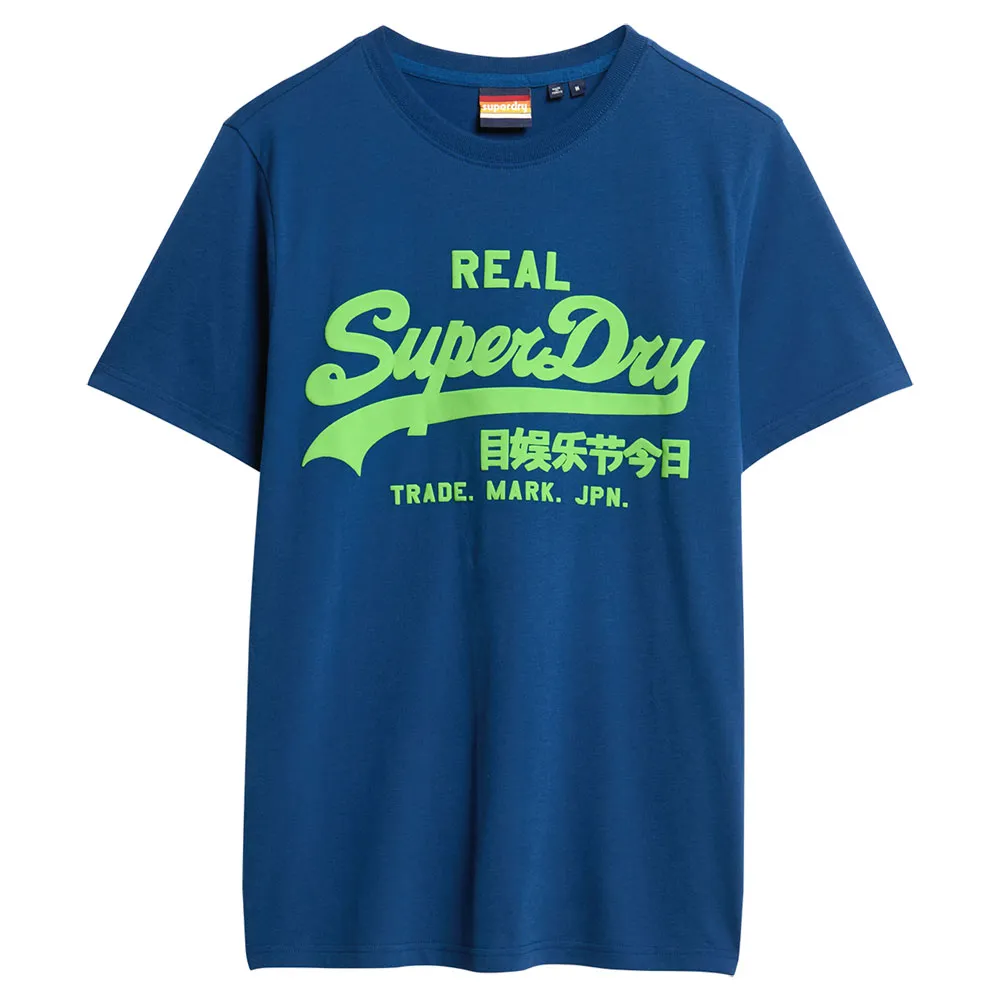 

Футболка Superdry Neon Vl Graphic, синий
