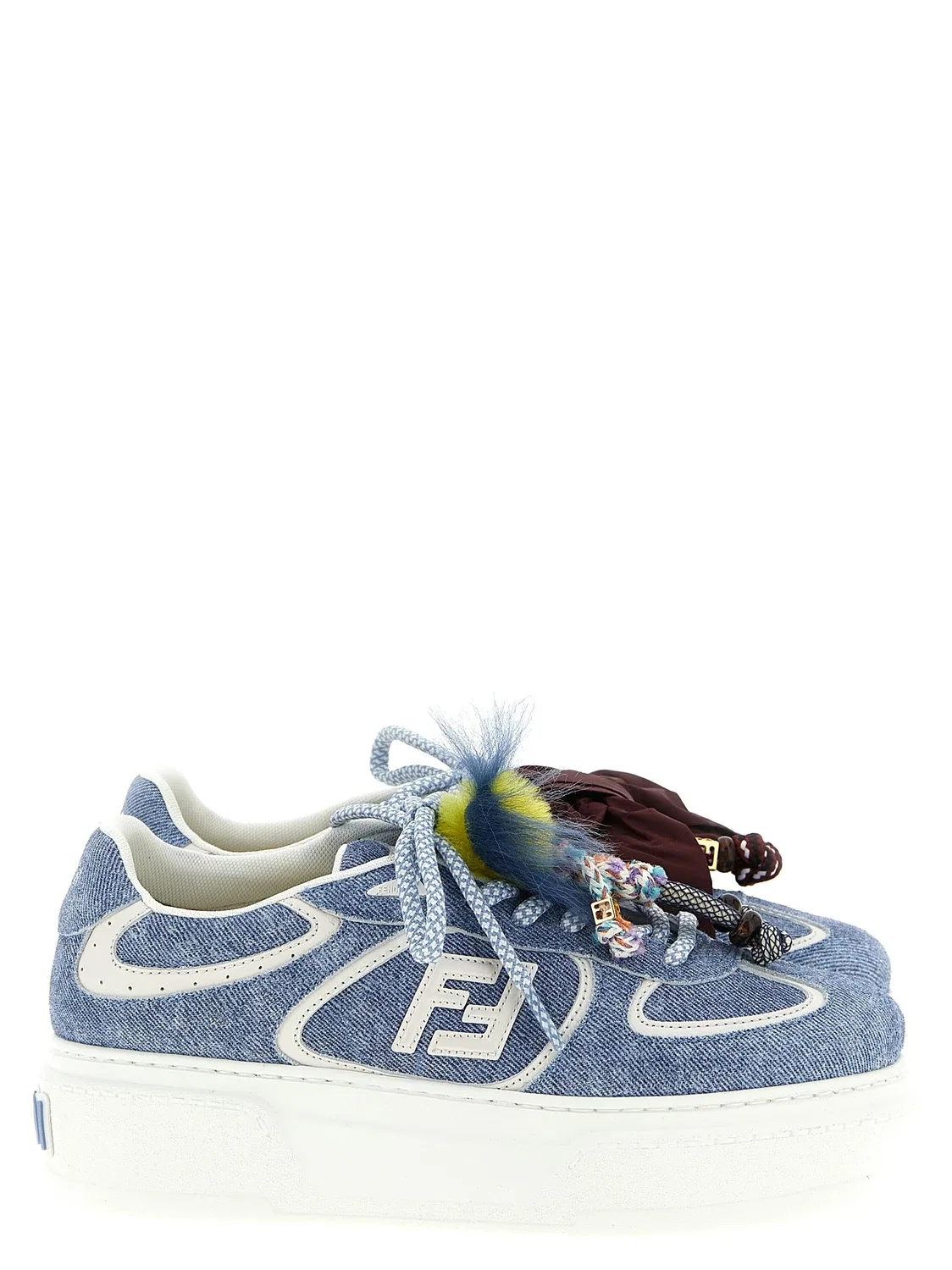 Кроссовки 'FENDI Match', голубой