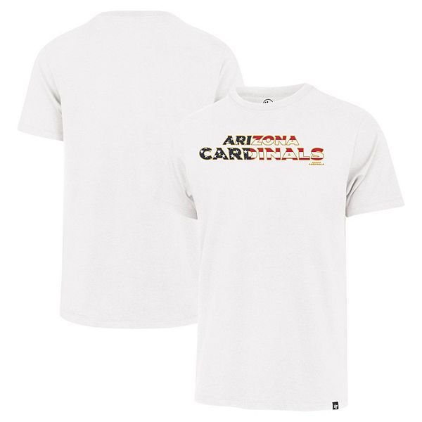 

Мужская футболка '47 white arizona cardinals flag script franklin Unbranded