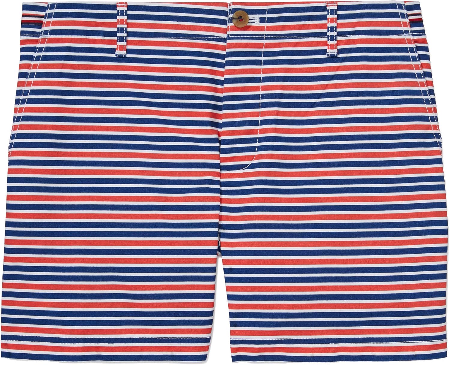 

Женские адаптивные шорты Tommy Hilfiger с магнитной застежкой-молнией, Bittersweet / Blue Depths / Bright White