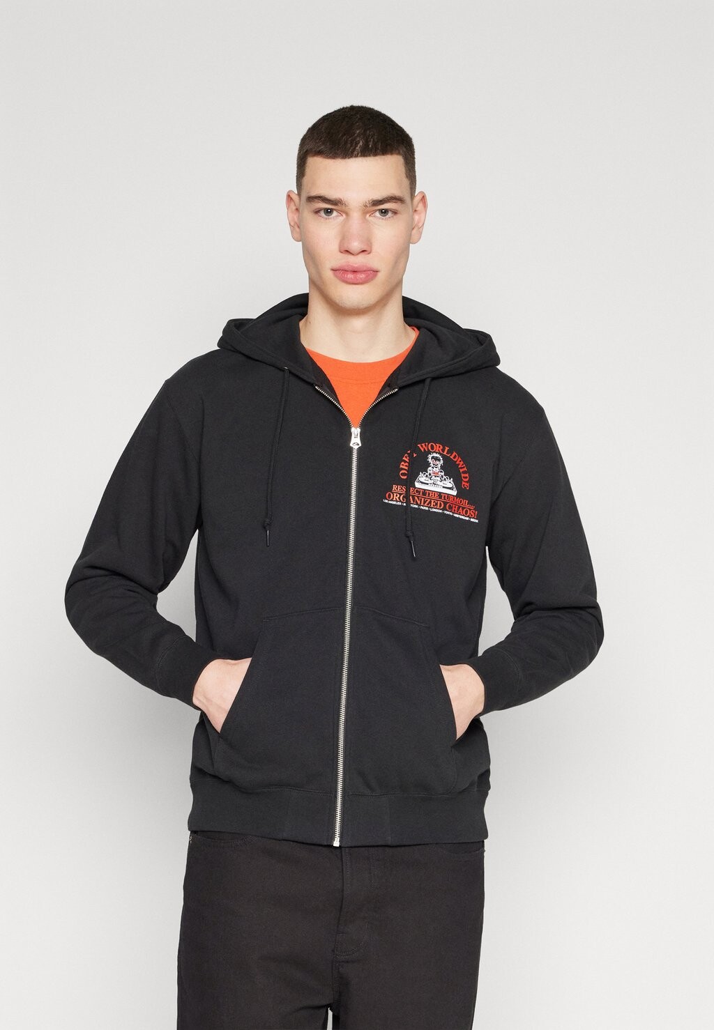

Толстовка ORGANIZIED CHAOS UNISEX Obey Clothing, цвет black