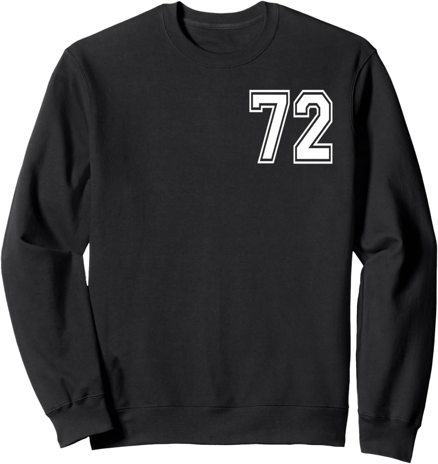

Толстовка с номером 72 белого цвета с принтом спереди и сзади, черная Sports Numbers Store, Черный, Толстовка с номером 72 белого цвета с принтом спереди и сзади, черная Sports Numbers Store