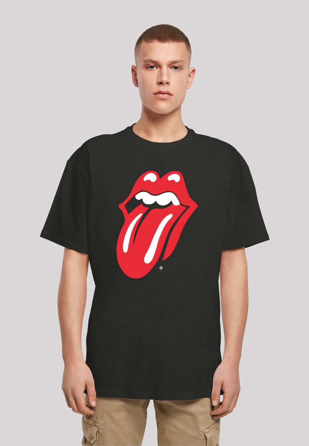 

Футболка с принтом THE ROLLING STONES ROCKBAND CLASSIC TONGUE F4NT4STIC, черный