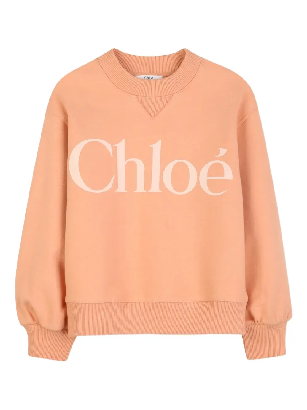 

Топ с логотипом Chloé Kids, оранжевый