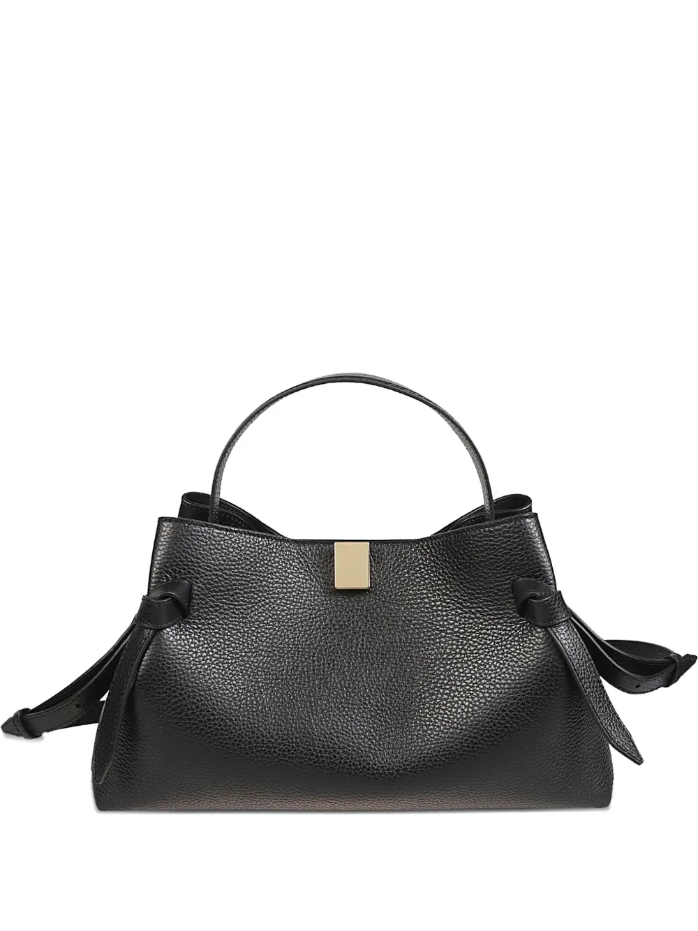 

Текстильная сумка-тоут с трикотажными вставками Gyoza Yuzefi, черный