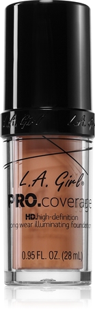 

Осветляющая жидкая основа L.A. Girl Cosmetics PRO. Coverage, Warm Beige 28 ml