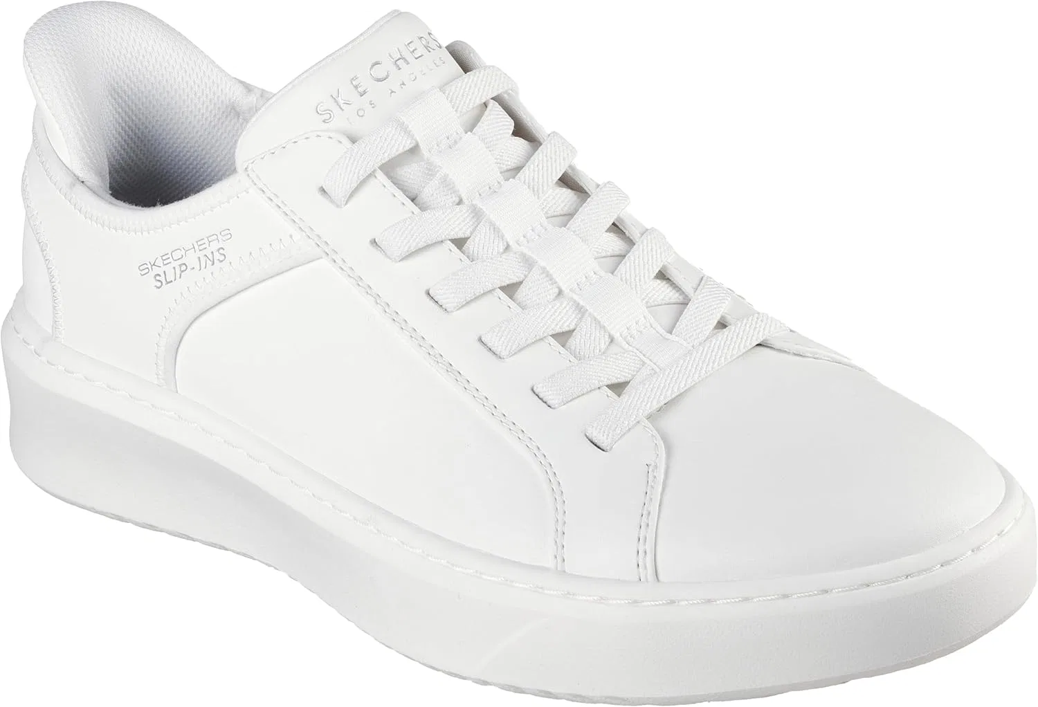 Мужские туфли Skechers Hands-Free Court Break Double Ventilated, White Opulent Garden — фото 2