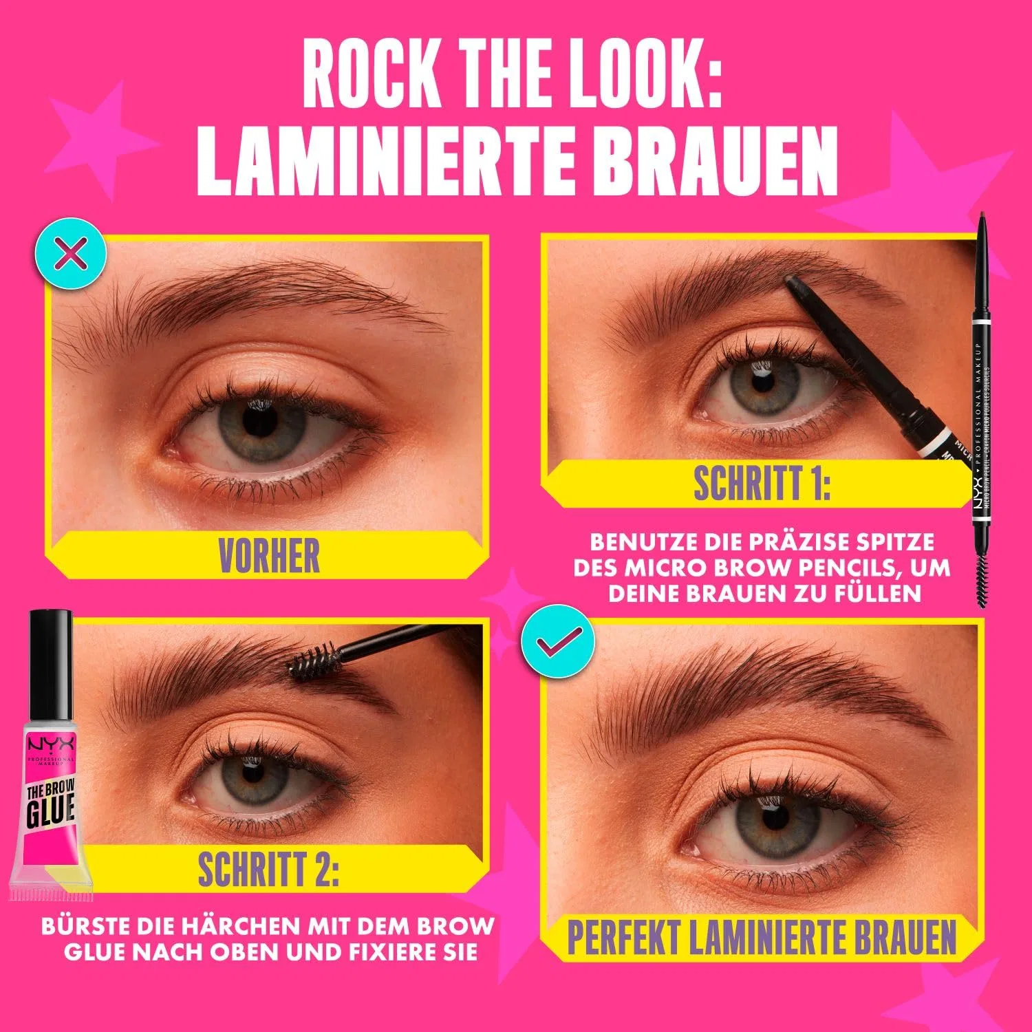 Набор карандашей для бровей Micro Brow Pencil с щеточкой от NYX Professional Makeup, оттенок Taupe, 2 шт. Nyx Professional Makeup — фото 3
