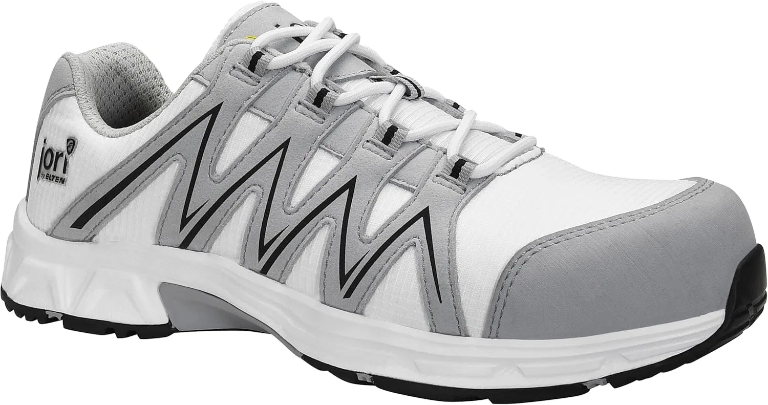 Защитная обувь ELTEN Jori jo_Speedy White Low ESD S3S, женская и мужская, текстиль, композитный защитный носок (легче стального), легкая, спортивная