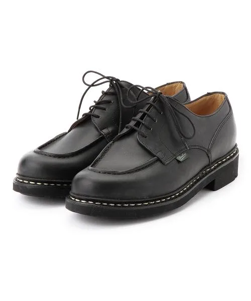 Мужские кожаные U-образные туфли Paraboot CHAMBORD чёрные