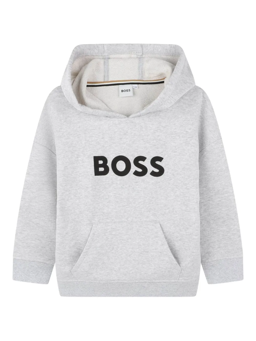 

Худи с логотипом BOSS Kidswear, серый