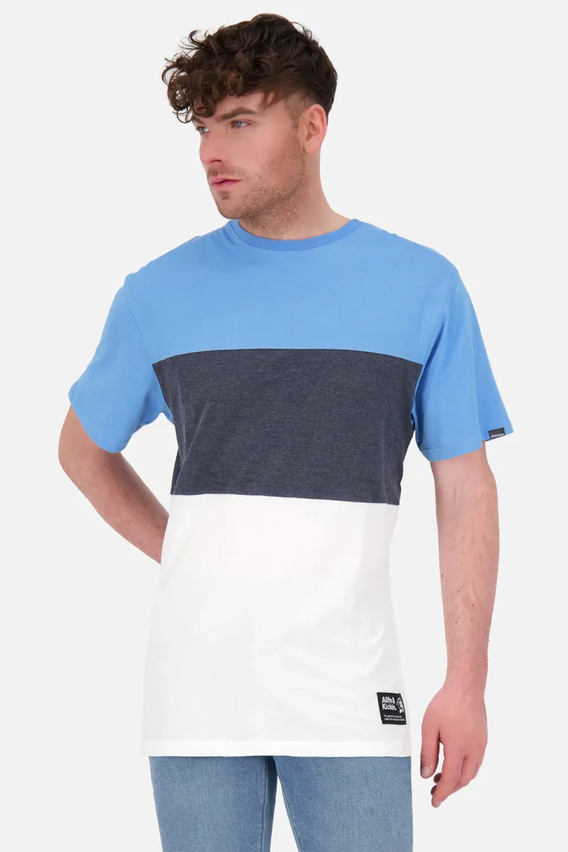 

Рубашка с круглым вырезом Alife & Kickin "BenAK A Shirt мужская рубашка с коротким рукавом", лазурный