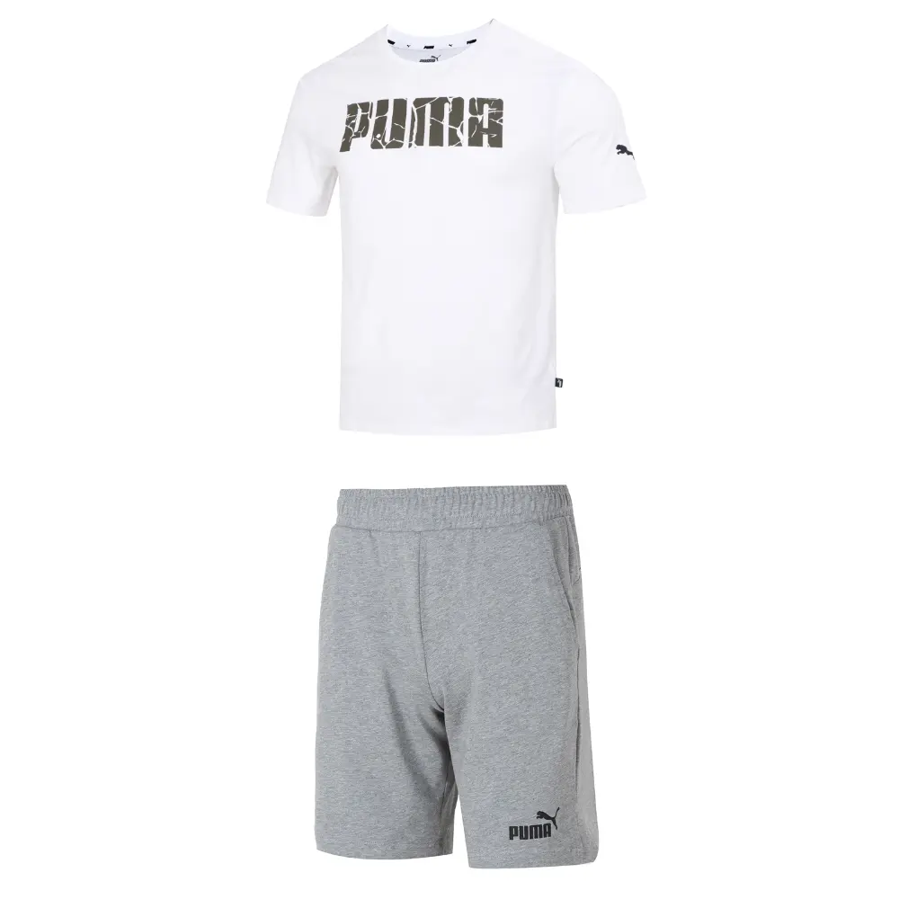 

Повседневная спортивная одежда для мужчин Белый+серый Puma, серый