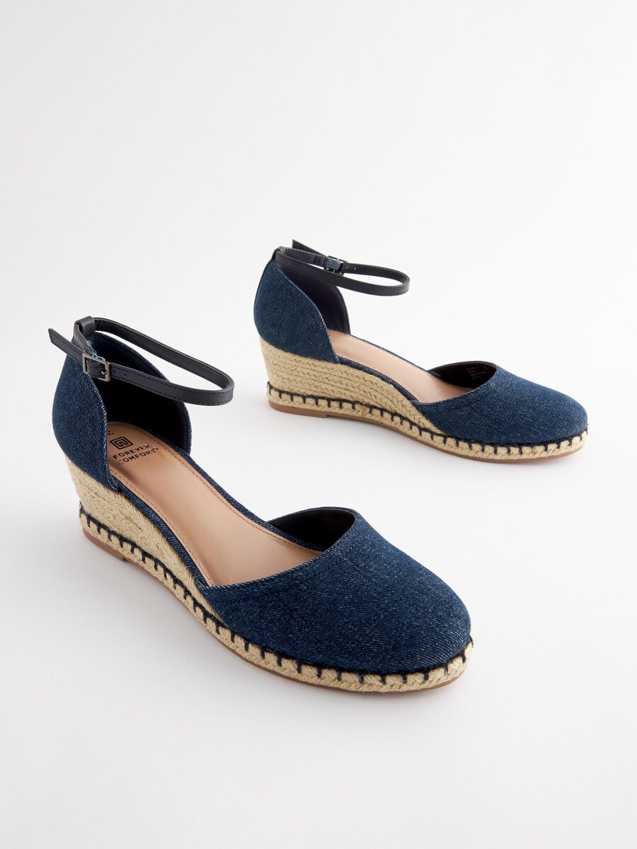 Босоножки на высоком каблуке Next Sandals Forever Comfort, синий деним — фото 2