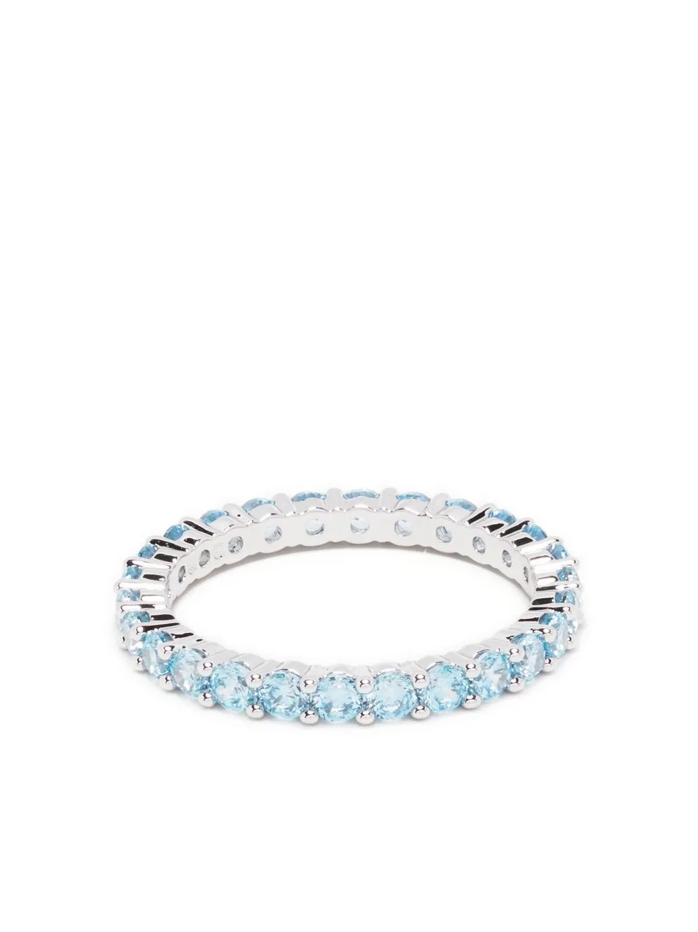 

Декорированное кольцо Swarovski, серебяный