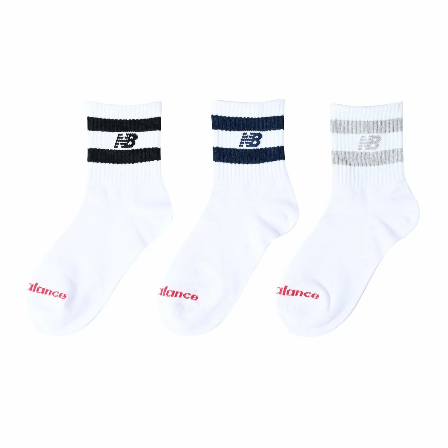 Детские короткие носки 3P New Balance, AS1 Assorted Colors 1