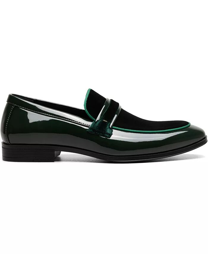 Мужские мокасины Spratley Moc Toe Saddle Slip On Stacy Adams, зеленый — фото 3
