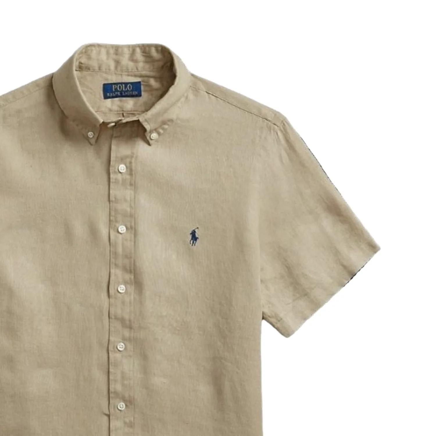 Детская повседневная Рубашка Polo Ralph Lauren, хаки — фото 3