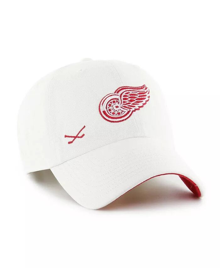 

Женская белая шапка Detroit Red Wings Confetti Clean Up с регулируемой головкой '47 Brand