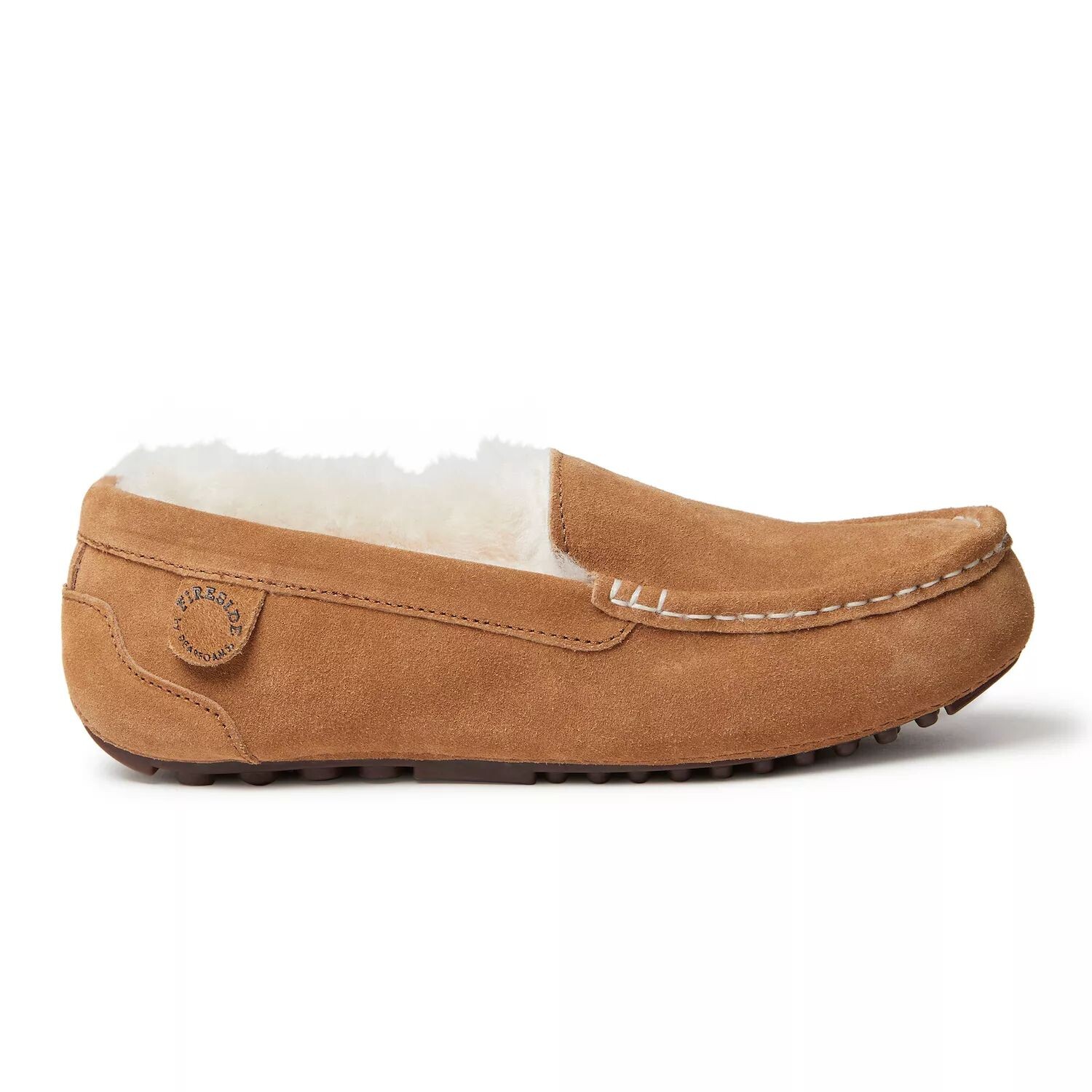Женские мокасины Fireside By Dearfoams Mel с мехом, коричневый