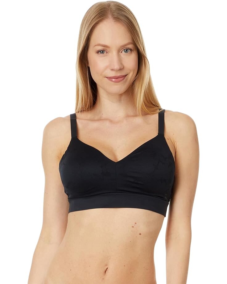 

Бюстгальтер Tommy John Second Skin Comfort Lace Trianglelette, черный