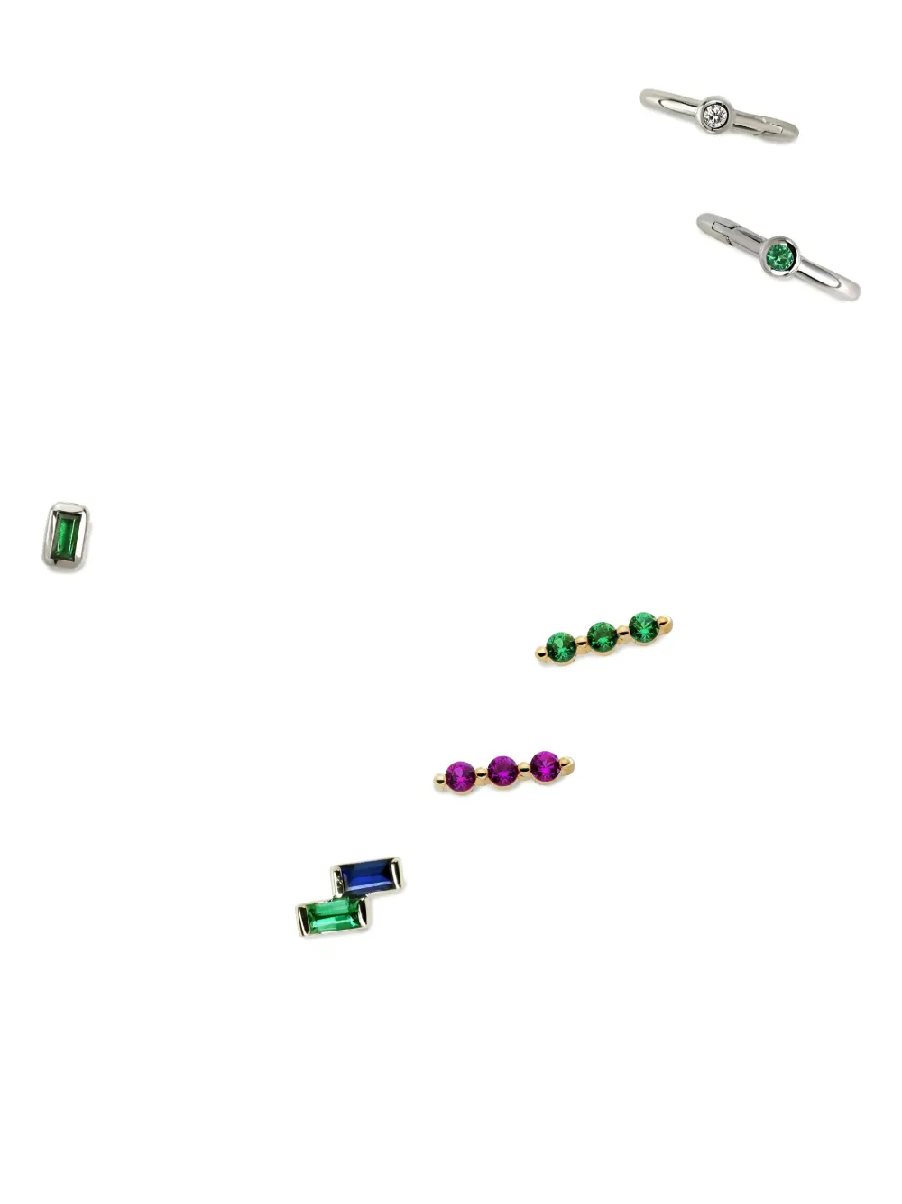 

Золотые серьги Colorful Connoisseur Lark & Berry, золотой