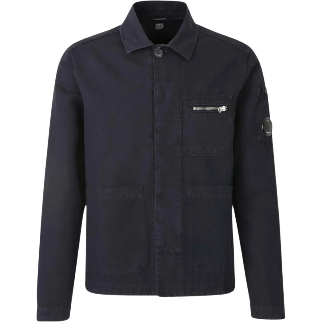 

Рубашка-куртка C.P. Company из твила C.P.Company, черный