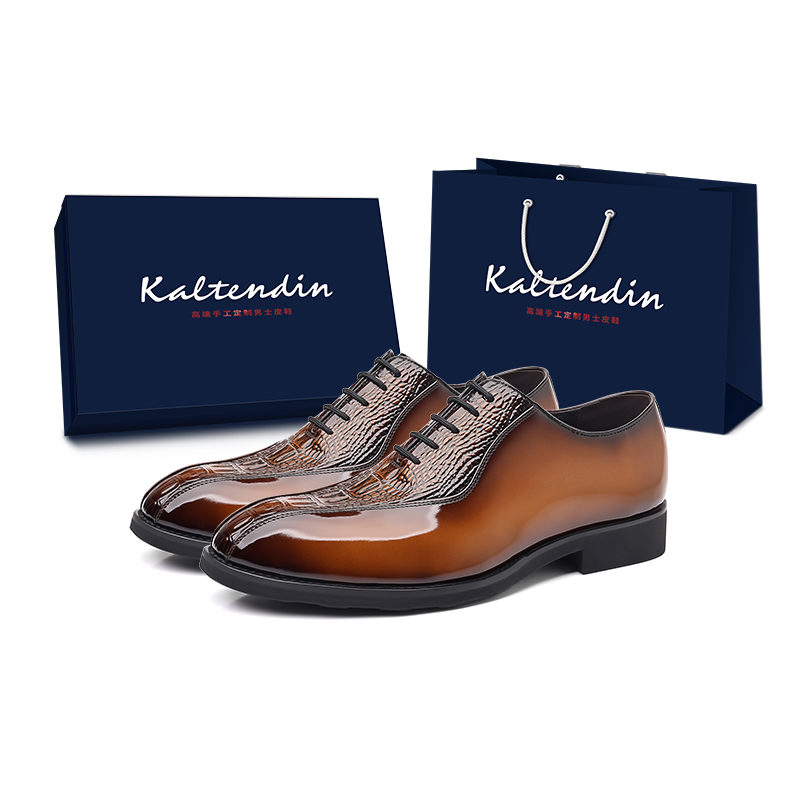 

Kaltendin Мужские туфли для костюма низкие черно-коричневые, цвет Brown