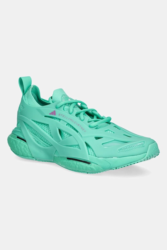 Беговые кроссовки Solarglide Adidas By Stella Mccartney, зеленый