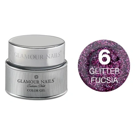 

Глянцевый гель Glamour Glitter 06 5 мл Vip