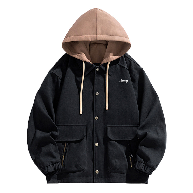 

Jeep Пуховик зимний мужской, Black-1478 Series