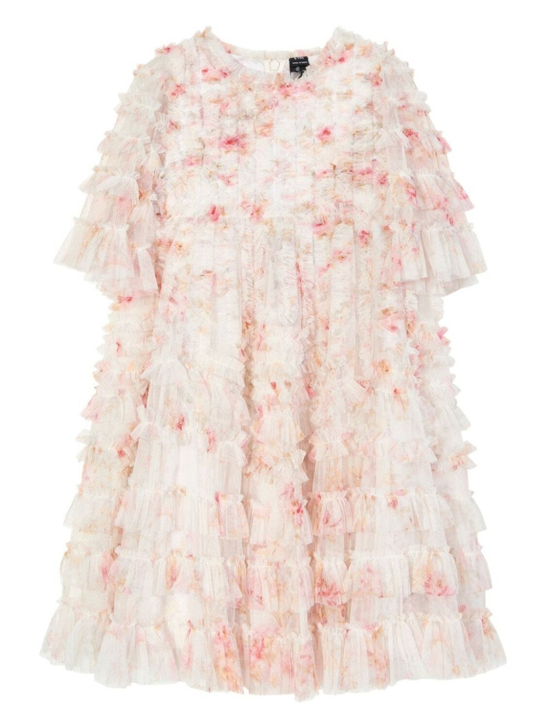 

NEEDLE & THREAD KIDS платье Enchanted Garden La Vie En Rose, белый
