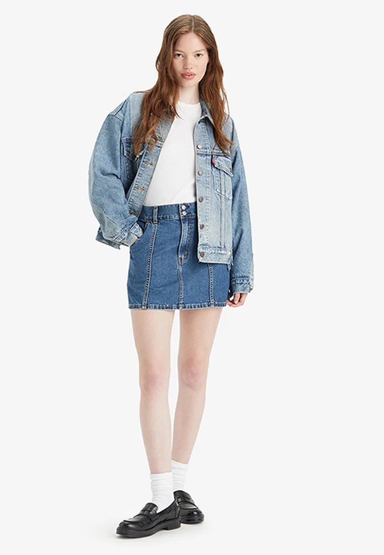 Юбка женская, джинсовая, Levi's, цвет синий
