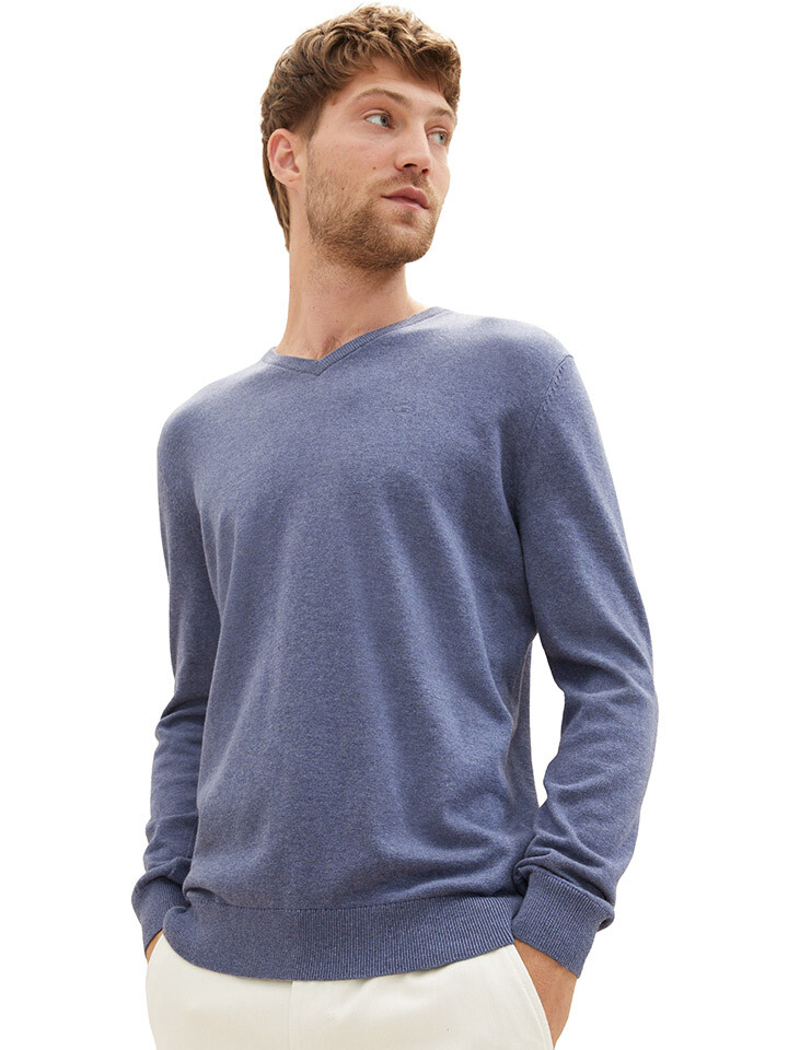 

Пуловер Tom Tailor, серо голубой