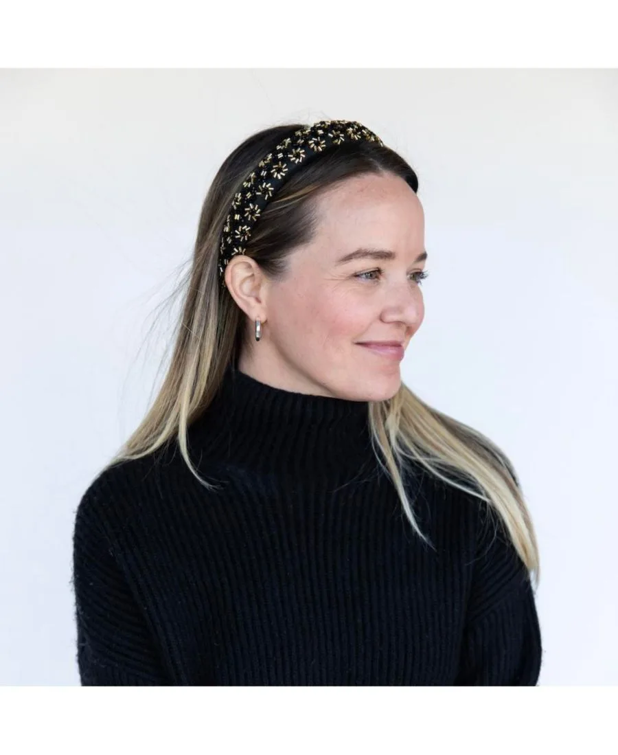 Headbands of Hope Женская декорированная мягкая повязка на голову в форме звезды — фото 2