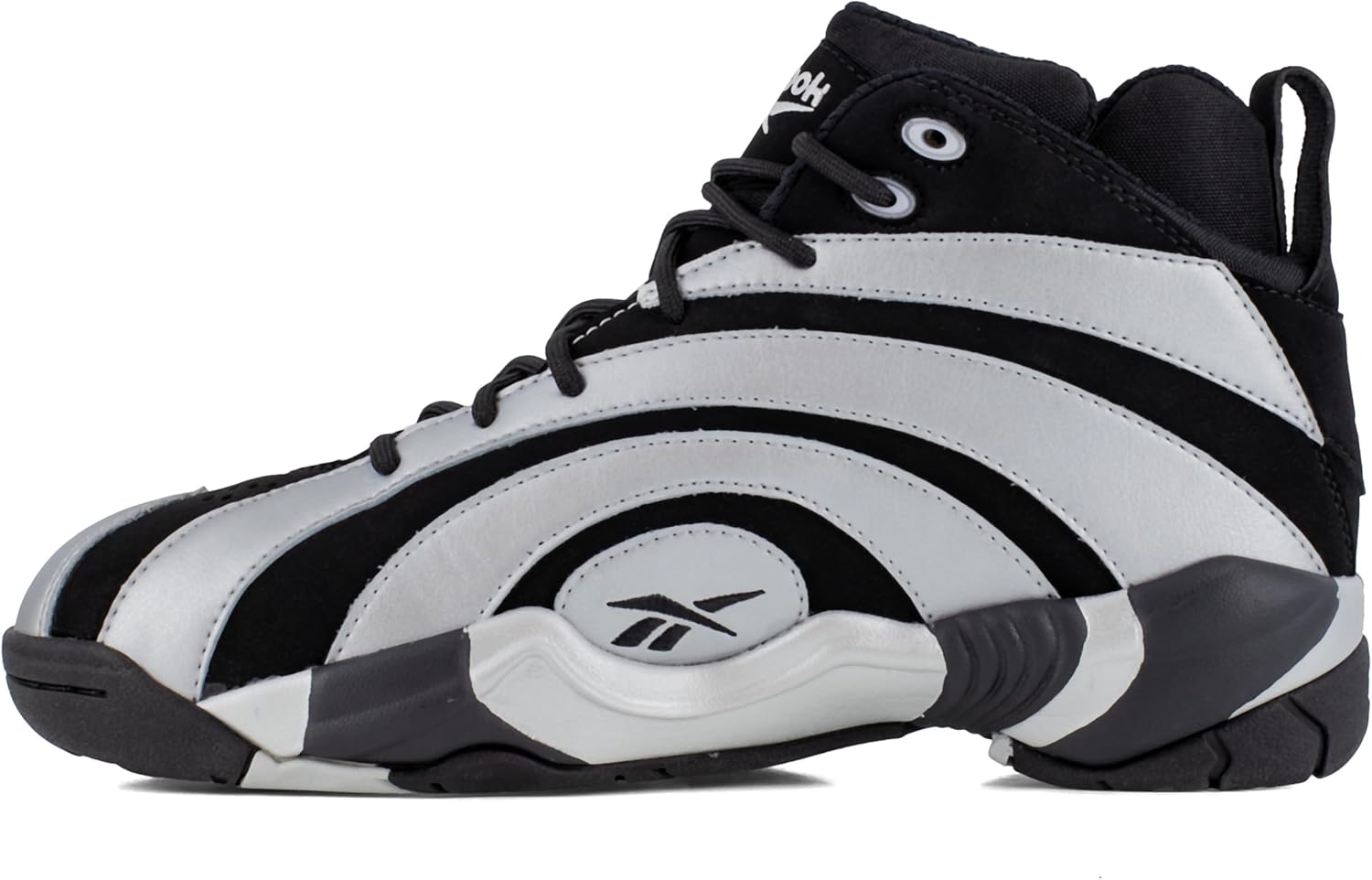 Мужские кроссовки Reebok Shaqnosis, черный/серебряный — фото 2