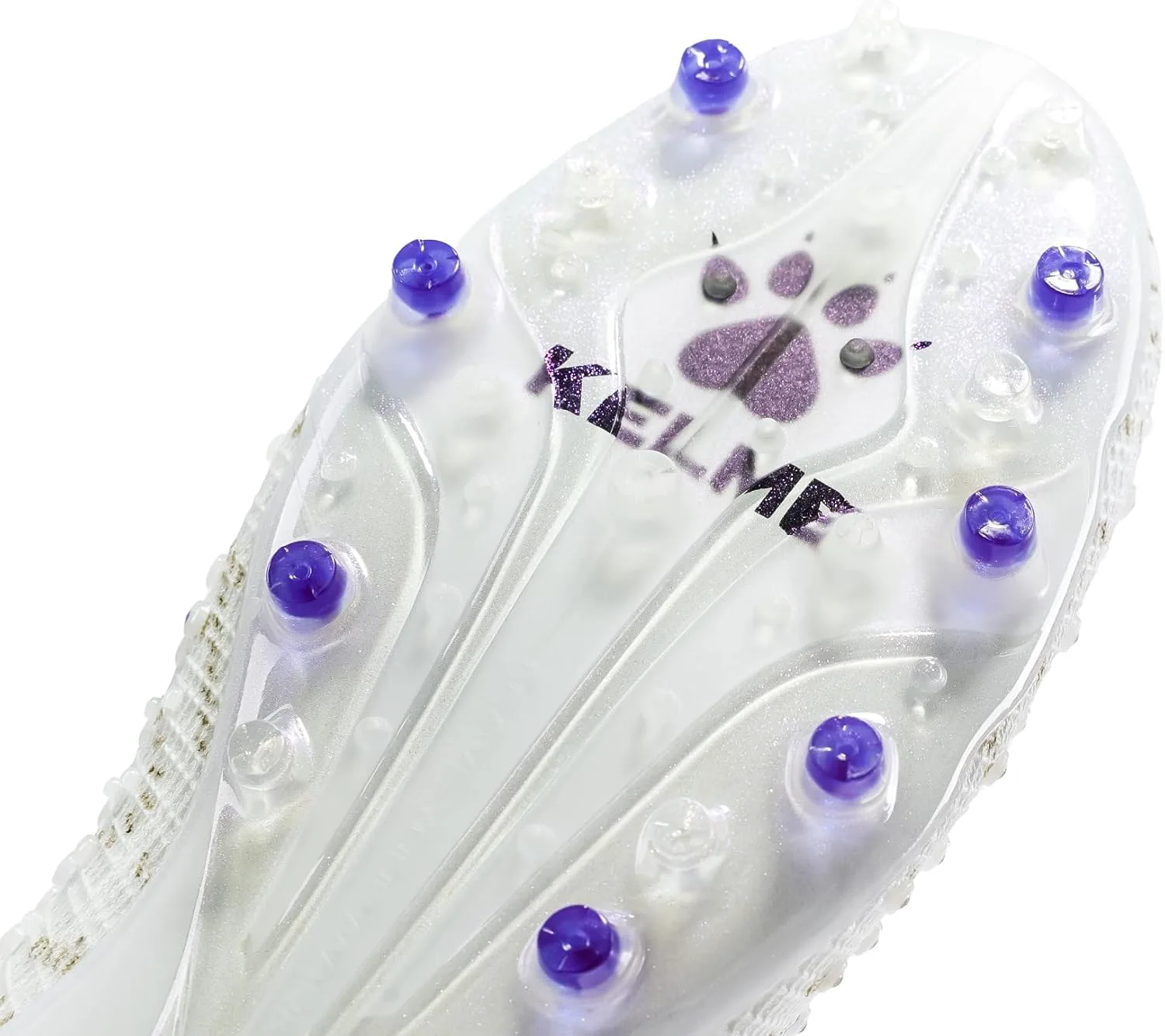 Футбольные бутсы KELME Flash без шнурков для мужчин, высокие, легкие, для игры на улице, унисекс, для взрослых и молодежи, искусственная многоповерхностная подошва, белый — фото 4
