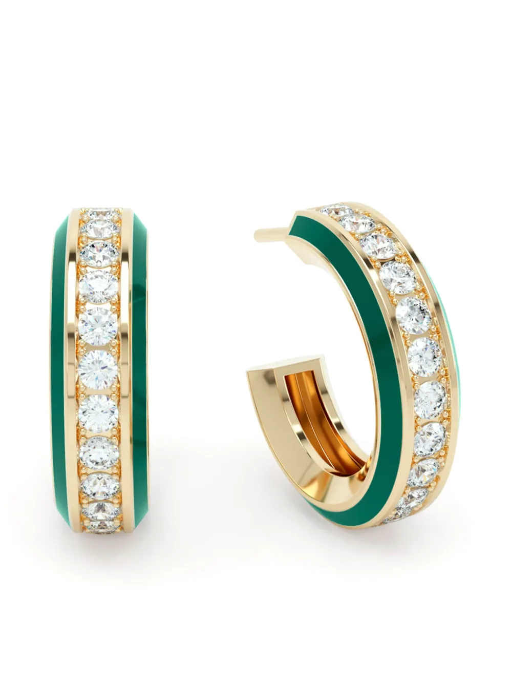 

Серьги Eternity из желтого золота с бриллиантами LOEV, желтый