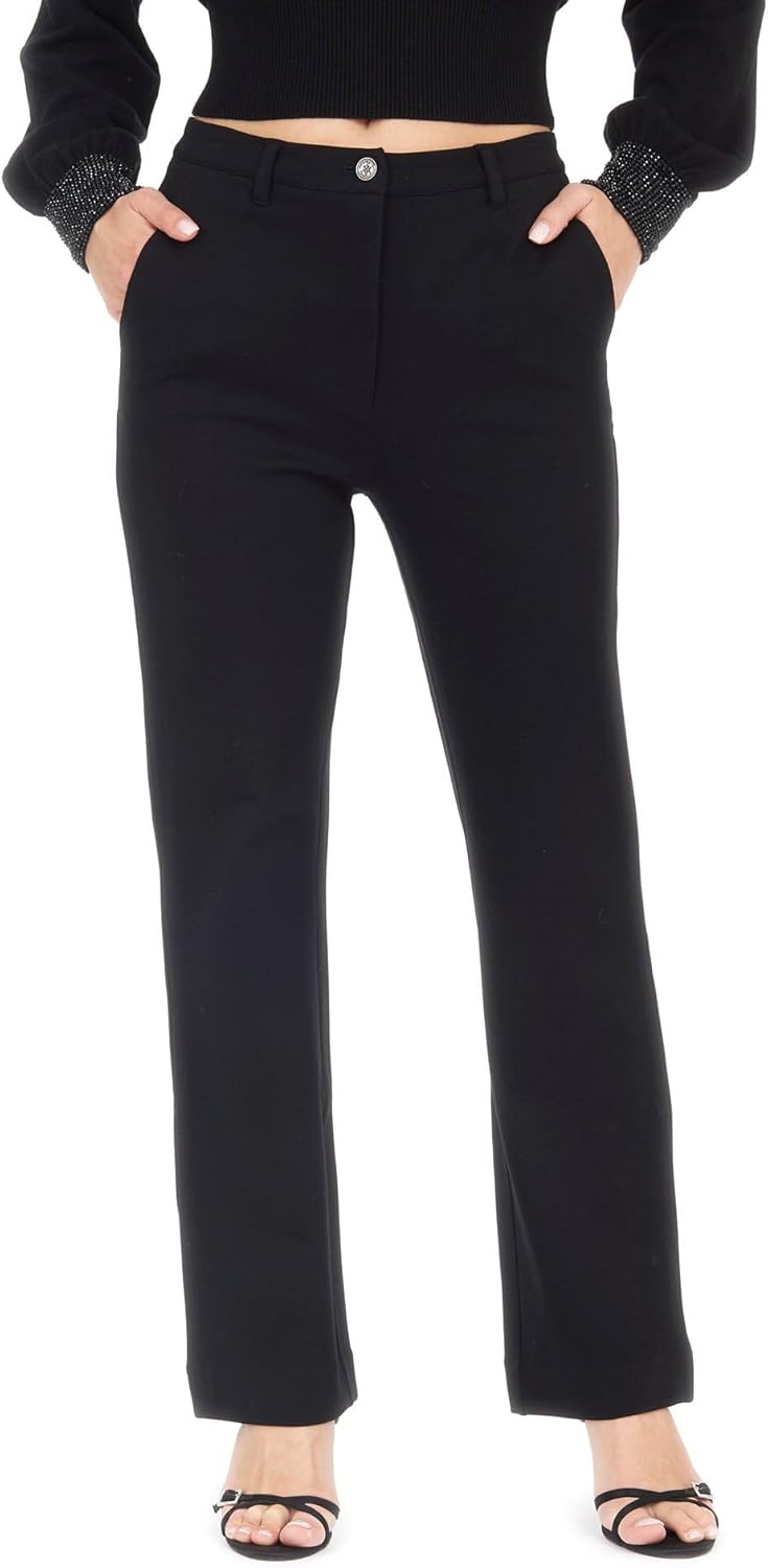 

GUESS Женские эко штаны Zoe, Jet Black