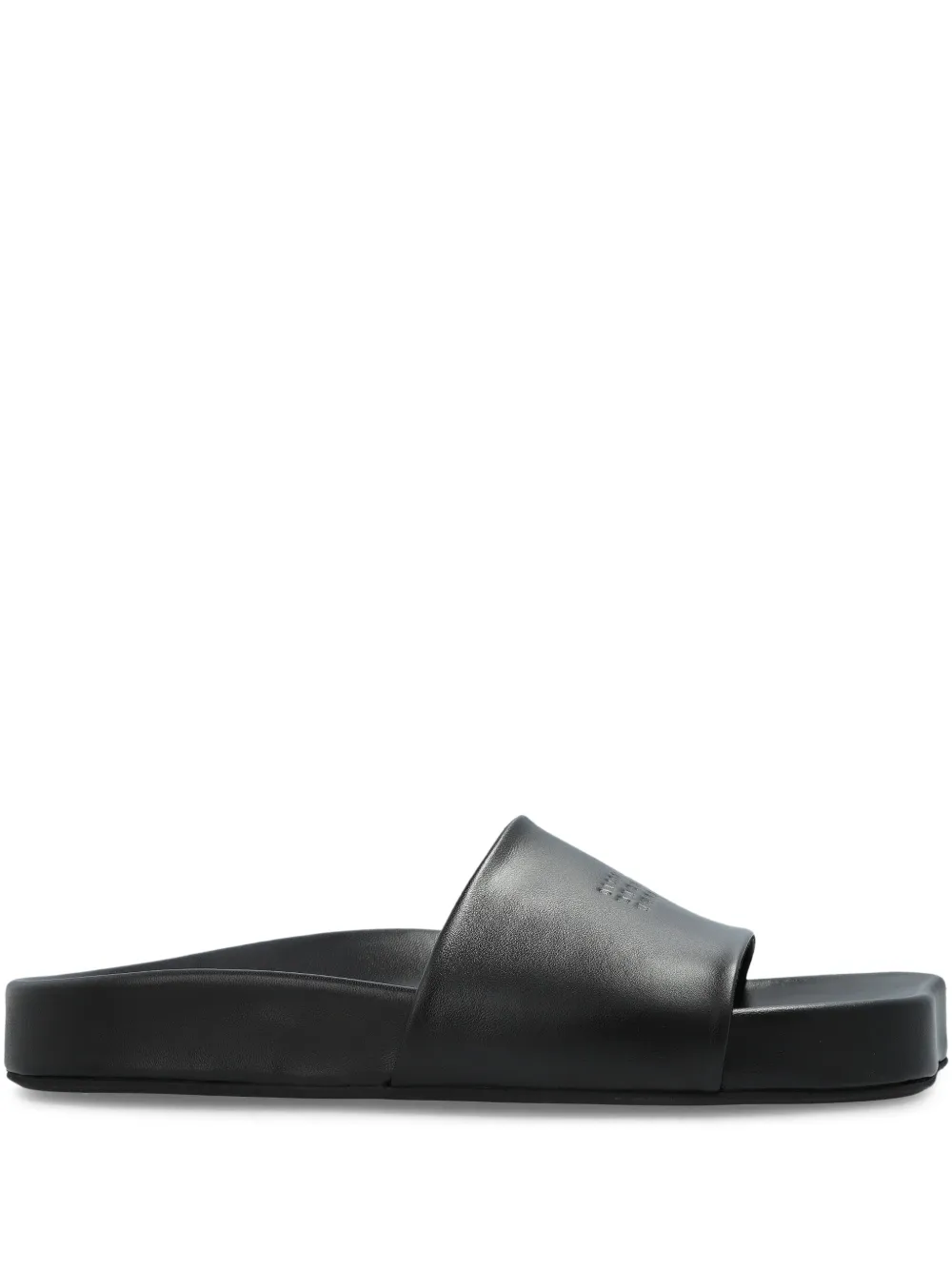 

Шлепанцы с логотипом MM6 Maison Margiela, черный