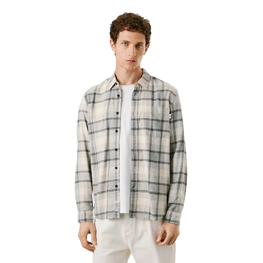 

Рубашка с длинным рукавом Pepe Jeans Clue, серый