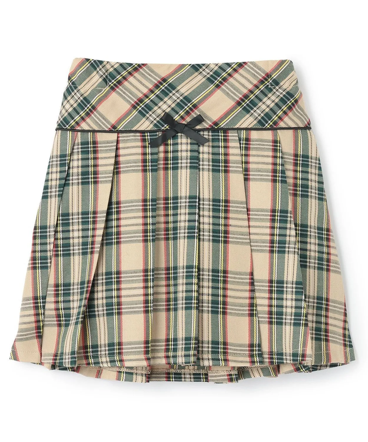 Юбка, сложенная в складки с помощью ленты в один конец By LOVEiT, Beige