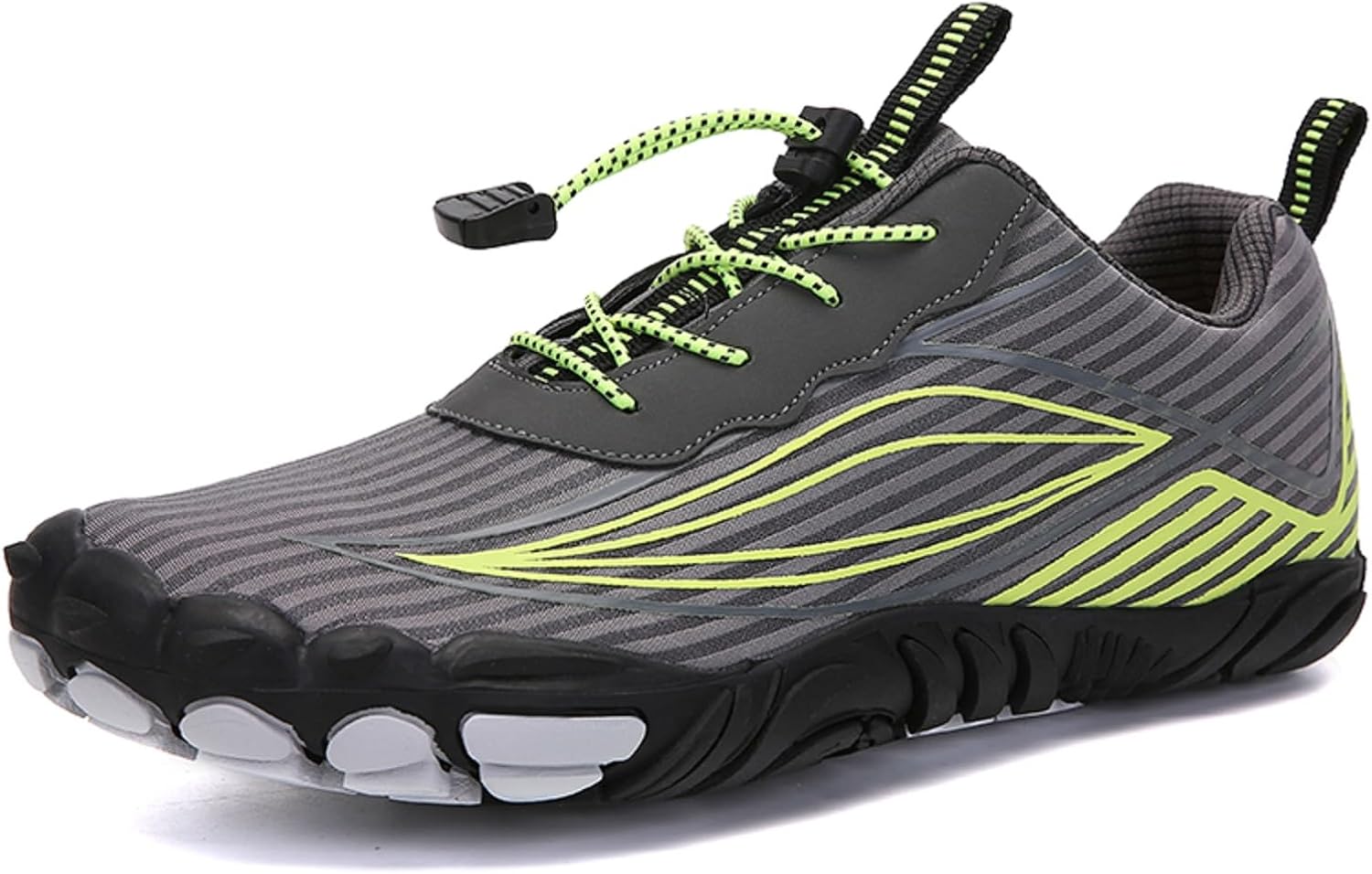 

Кроссовки Tongzone для мужчин и женщин для бега по пересеченной местности с широкой носочной частью, нулевым перепадом и для кросс-тренинга и прогулок, серый