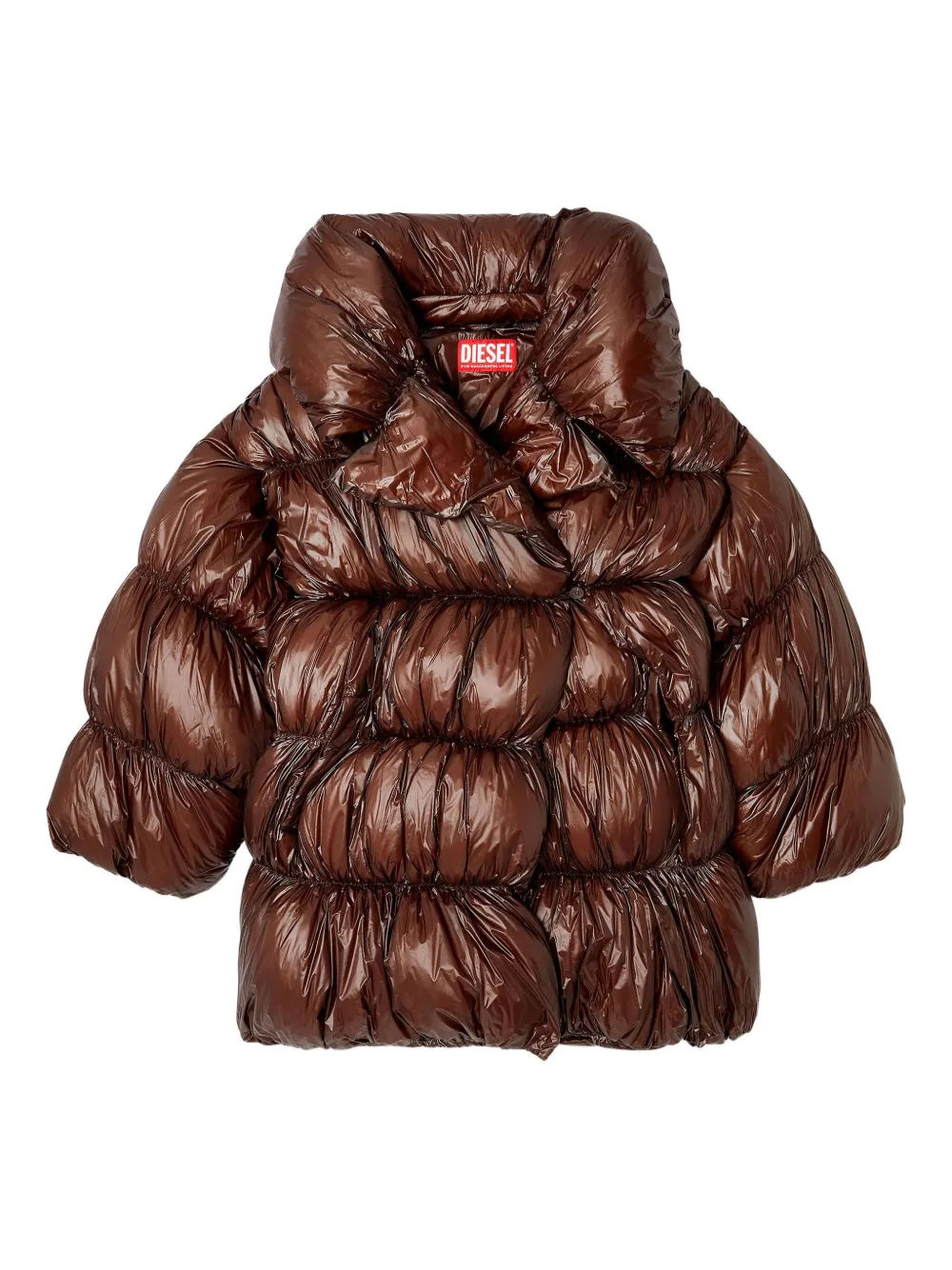 

Стеганое пальто W-Inona DIESEL, коричневый