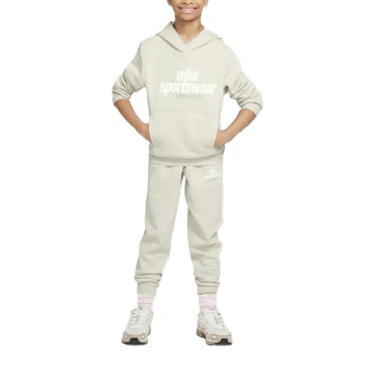 Nike Свитшот Sportswear Club1972 Light Khaki/Umbrella Beige/Sail White детский — фото 3