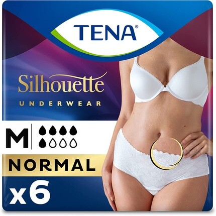 

Женские брюки Tena Discreet среднего размера — набор из 6 шт.