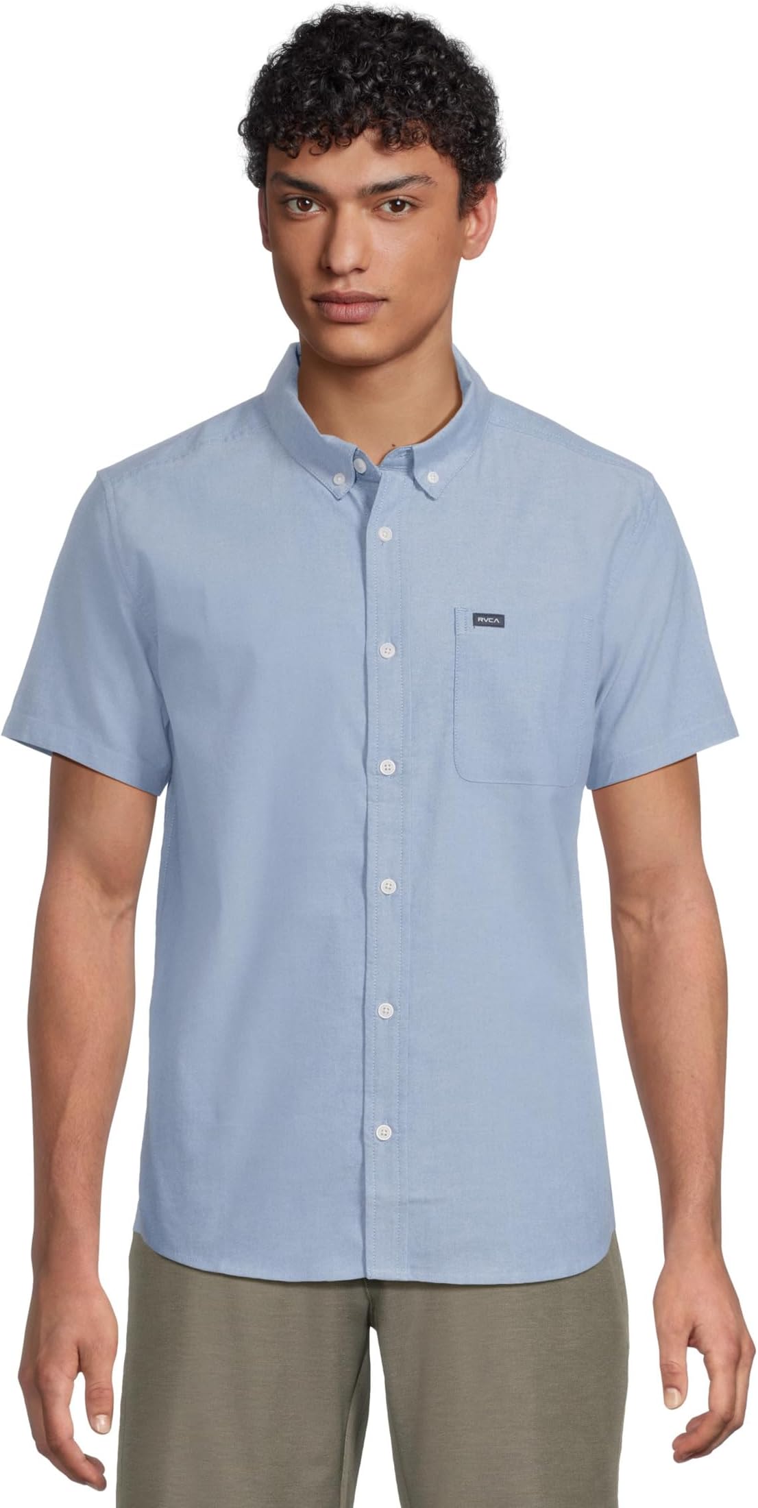 

Мужская футболка Thatll Do Stretch с коротким рукавом RVCA, Oxford Blue