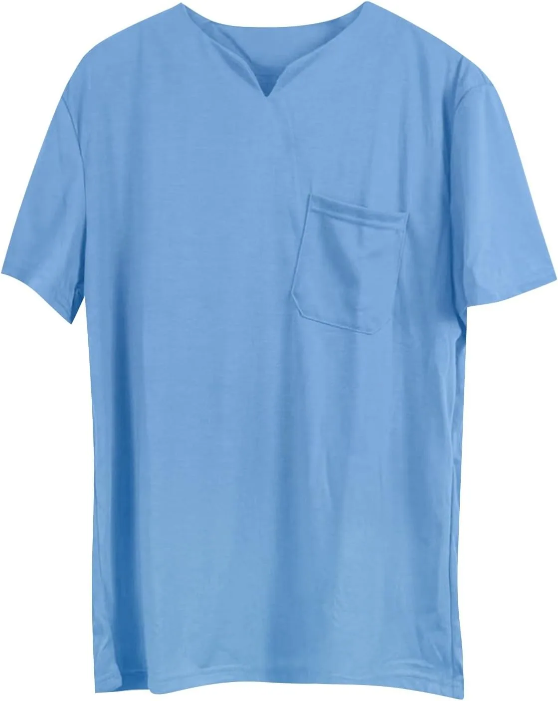 

Футболка с V-образным вырезом и карманом для лета ESKNAS