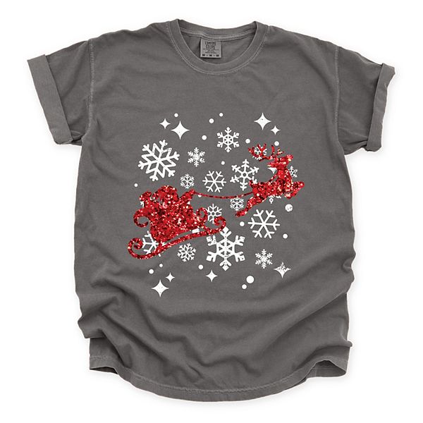 

Футболка Santa sleigh glitter с эффектом глиттера Simply Sage Market, Pepper, Зеленый, Футболка Santa sleigh glitter с эффектом глиттера Simply Sage Market, Pepper